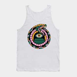 Snake ouroboros Tank Top